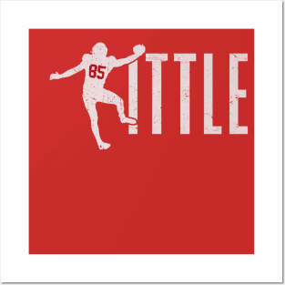 George Kittle San Francisco Silhouette Name Posters and Art